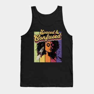 Spaced And Confused Funny Outerspace Tank Top